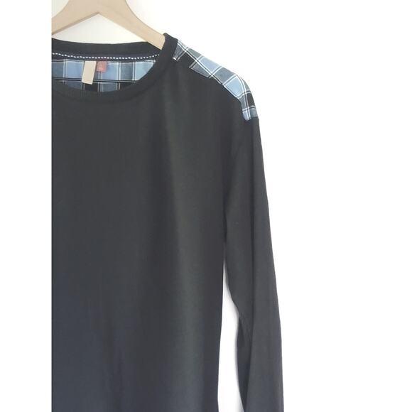 NEW Anthropologie Pilcro Flannel Mix Sweatshirt - Small - Picture 10 of 11